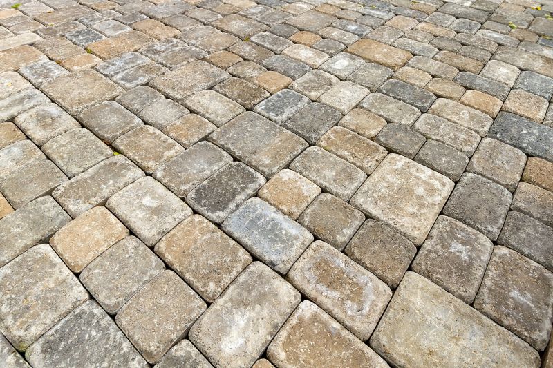 Brick paver patio