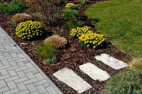 Garden Mulch Installation in Asheville